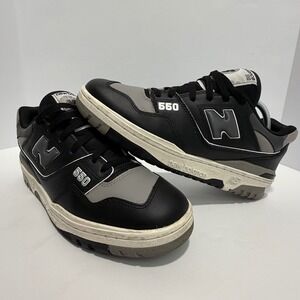 New Balance 550 Mens Shadow Black Grey Retro Basketball Shoes BB550SR1 Size 10.5
